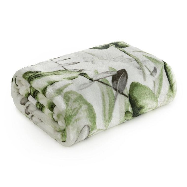 Eurofirany, koc Ellen, 150-200 cm, biały