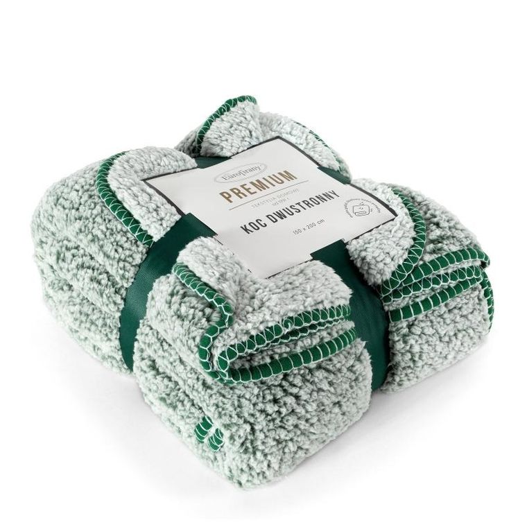 Eurofirany, koc koala, 170-210 cm, zielony