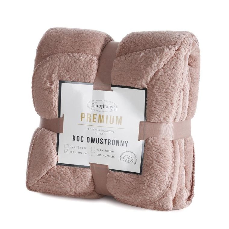 Eurofirany, koc, Tedy, 70-160 cm, jasnobrązowy