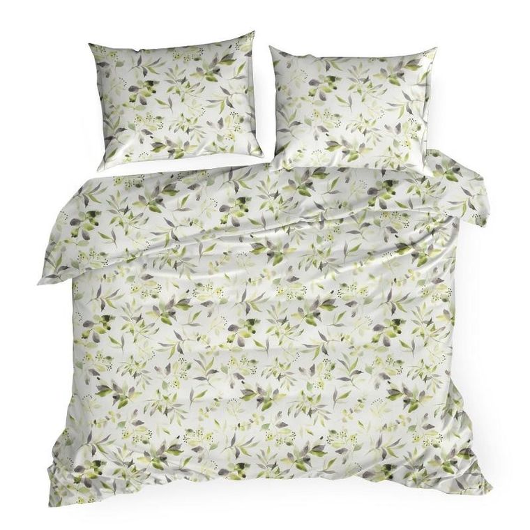 Eurofirany, komplet pościeli bawełnianej, Mili, 220-200 cm, biały