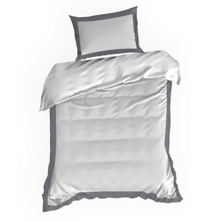 Eurofirany, komplet pościeli, Laura, 160-200 cm, biały