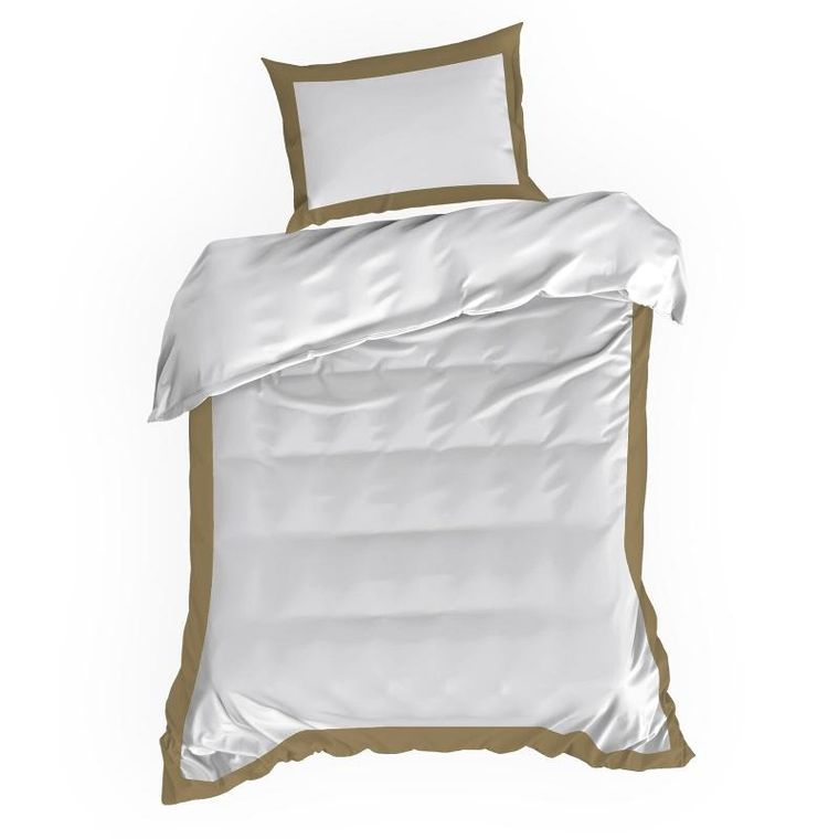 Eurofirany, komplet pościeli, Laura, 160-200 cm, biały