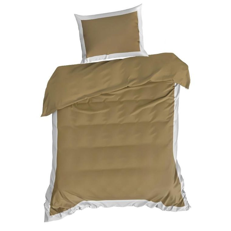 Eurofirany, komplet pościeli, Laura, 160-200 cm, złocisty