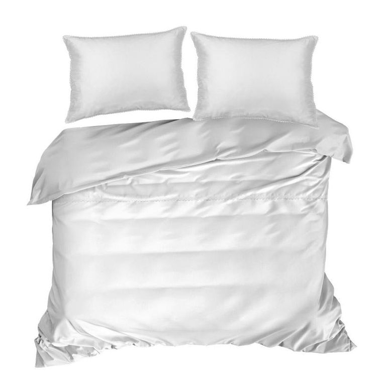 Eurofirany, komplet pościeli, Linda, 220-200 cm, biały