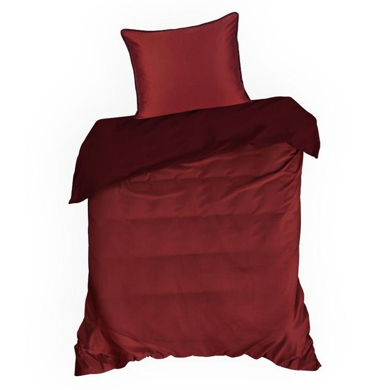 Eurofirany, komplet pościeli, Lunara, 140-200 cm, marsala
