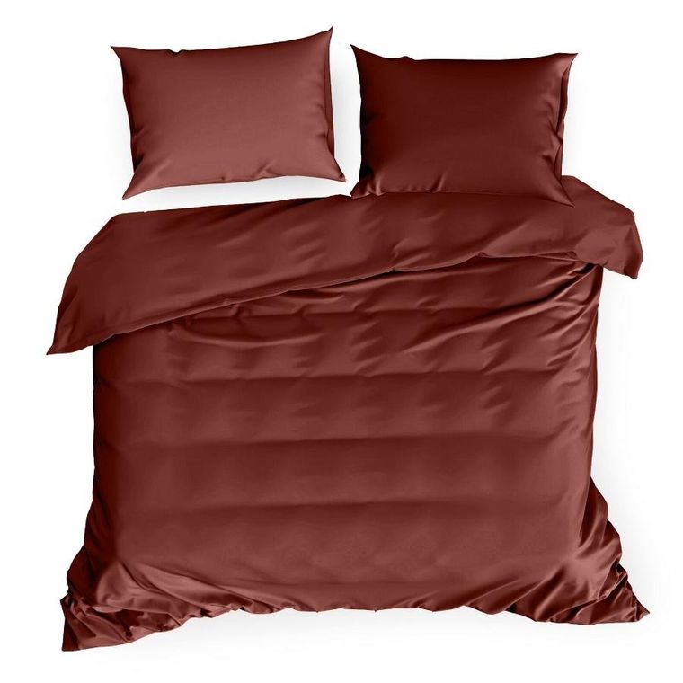 Eurofirany, komplet pościeli, nova3, 180-200 cm, burgundowy