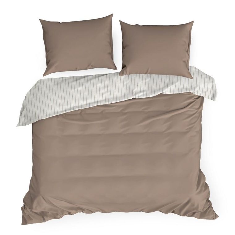 Eurofirany, komplet pościeli satynowej, Raya, 220-200 cm, biały