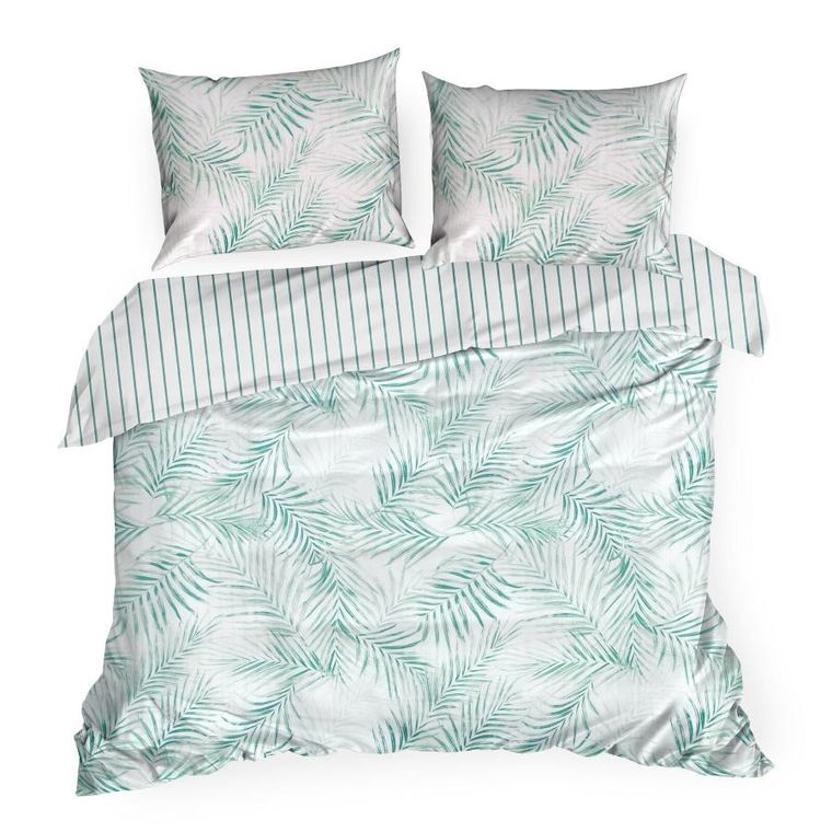 Eurofirany, komplet pościeli satynowej, Raya3, 140-200 cm, biały