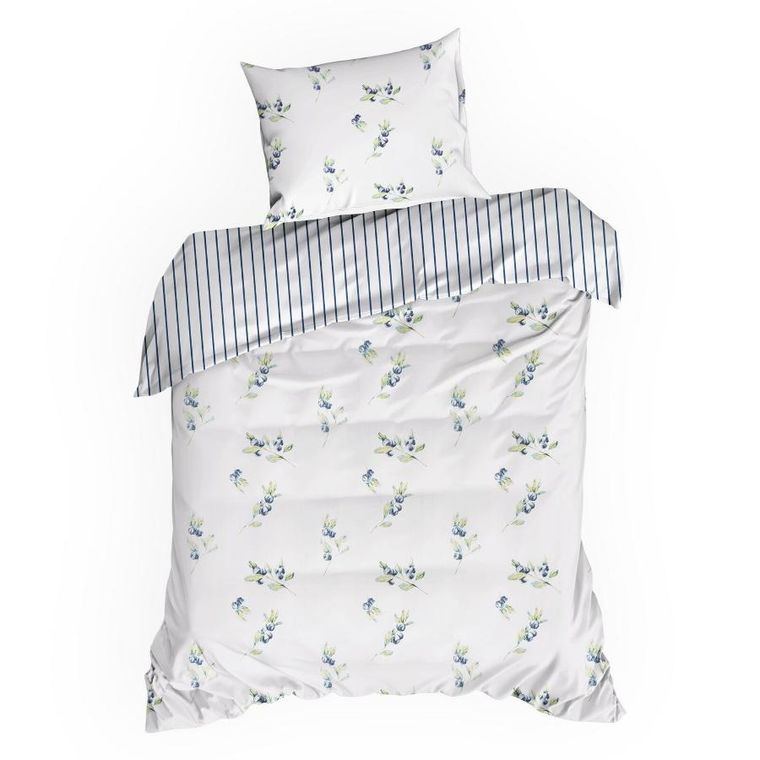 Eurofirany, komplet pościeli satynowej, Raya4, 140-200 cm, biały