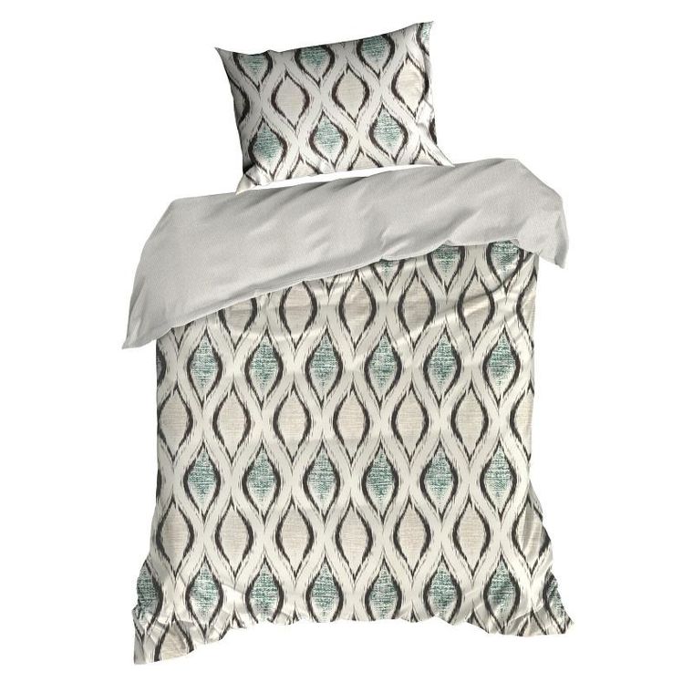 Eurofirany, komplet pościeli satynowej, Spring, 220-200 cm, 2-70-80 cm, wielokolorowy