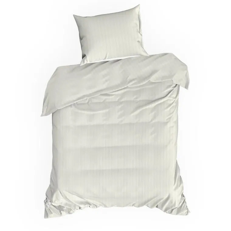 Eurofirany, komplet pościeli satynowej, Vera, 220-200 cm, kremowy