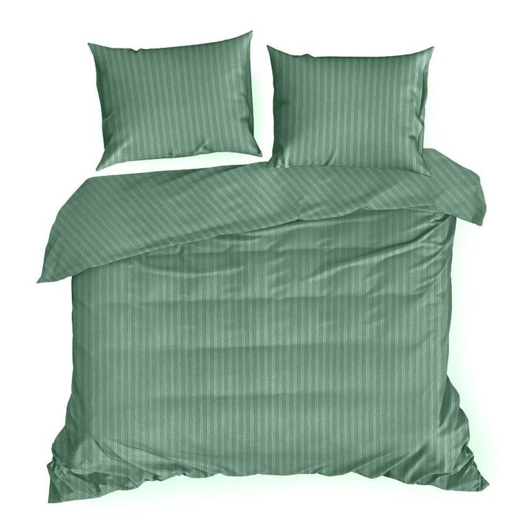 Eurofirany, komplet pościeli satynowej,, Vera, 220-200 cm, miętowy