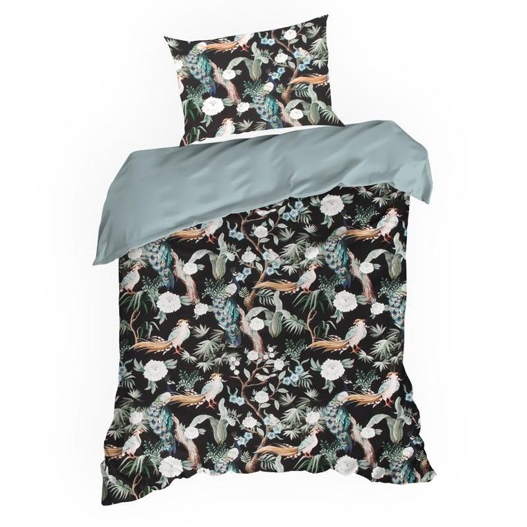 Eurofirany, komplet pościeli w pudełku gift, czarny, 220-200 cm + 70-80 cm x2