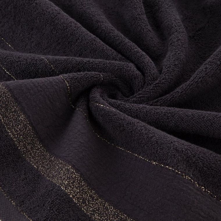 Eurofirany, komplet ręczników, April, 3 szt., czarny