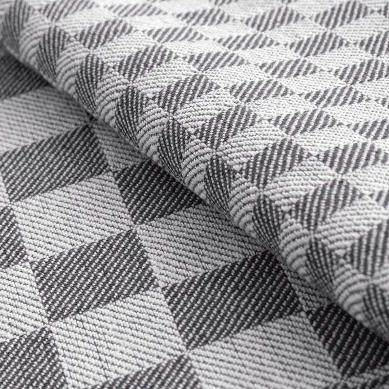 Eurofirany, komplet ręczników kuchennych, 2 szt., Mauro, 50-70 cm, stalowy