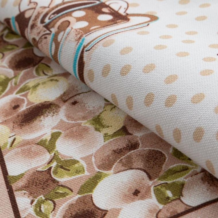 Eurofirany, komplet ręczników kuchennych, 2 szt., Melani, 50-75 cm, beżowy