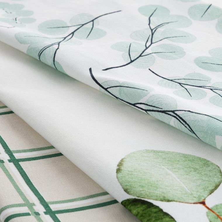 Eurofirany, komplet ręczników kuchennych, Clover, 50-75 cm, naturalny