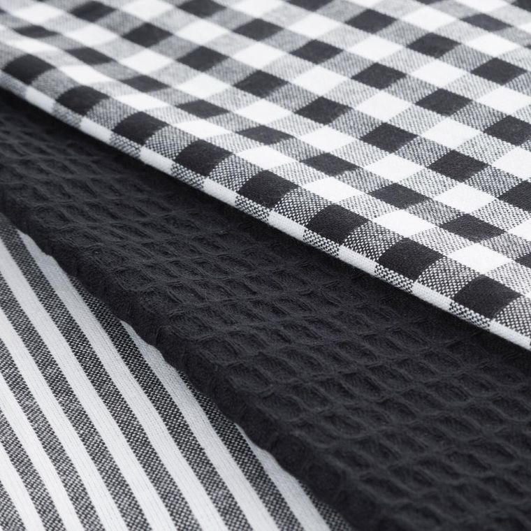 Eurofirany, komplet ręczników kuchennych, Lucy, 50-70 cm, biały