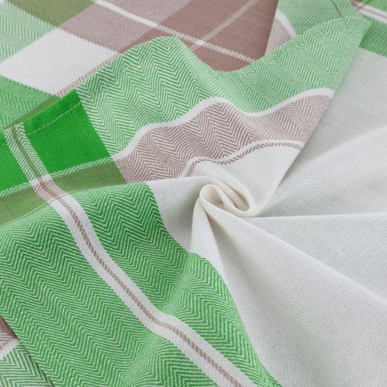 Eurofirany, komplet ręczników kuchennych, Mona, 50-70 cm, zielony