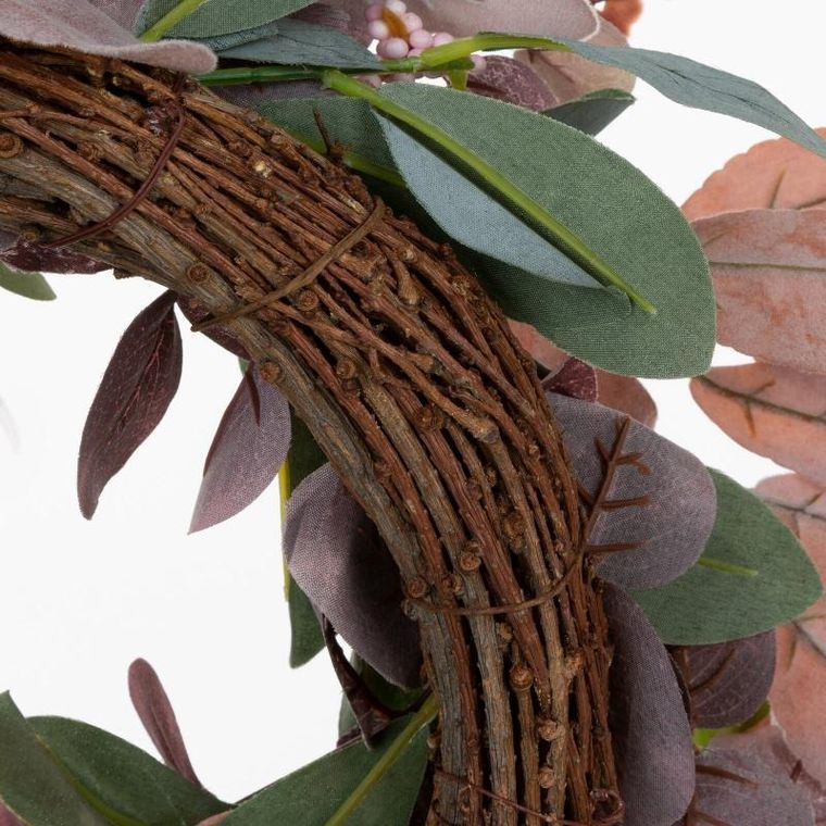 Eurofirany, kwiat wianek, 40 cm, zielony