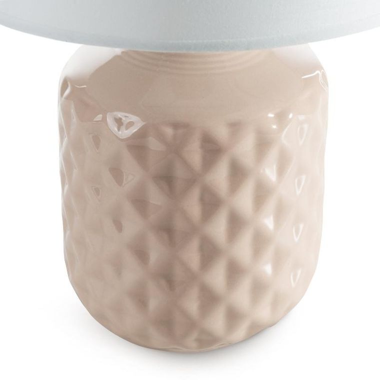 Eurofirany, lampa dekoracyjna, 28-28-44 cm, biały