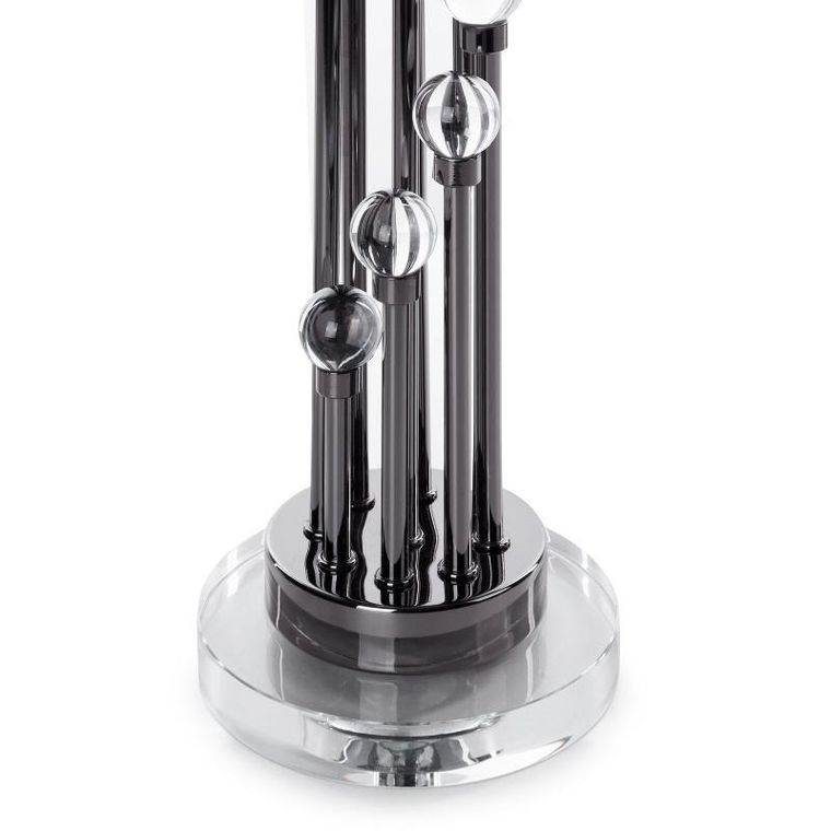 Eurofirany, lampa isla, 36-38-75 cm, czarny