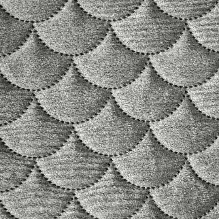 Eurofirany, narzuta Ariel, 170-210 cm, srebrny