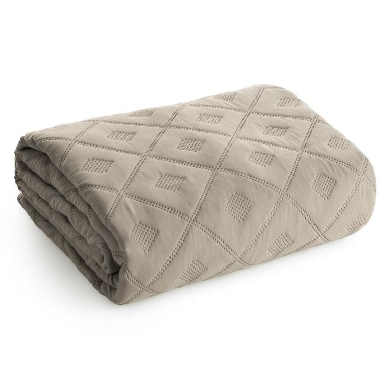 Eurofirany, narzuta d91 Alara, 200-220 cm, ciemnobeżowy