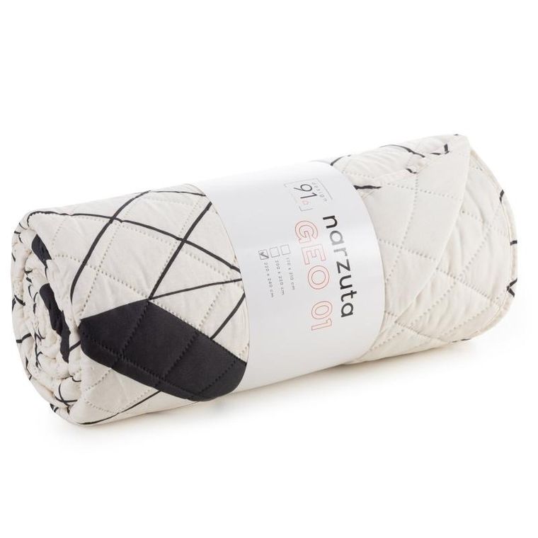 Eurofirany, narzuta d91 geo, 220-240 cm, beżowy