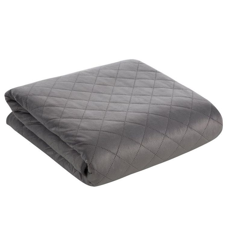 Eurofirany, narzuta d91 Luiz, srebrny, 70-160 cm