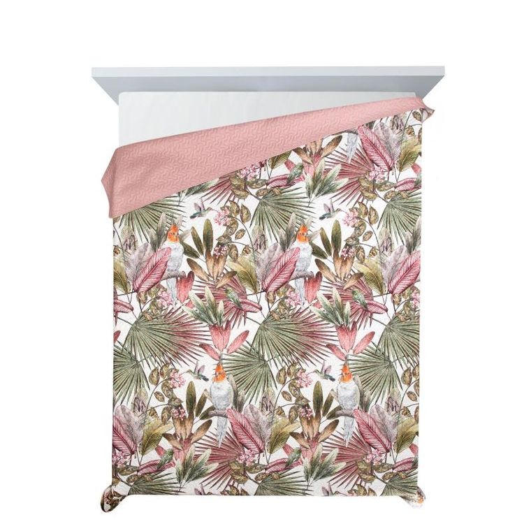 Eurofirany, narzuta d91 Parrot, 170-210 cm, zielony