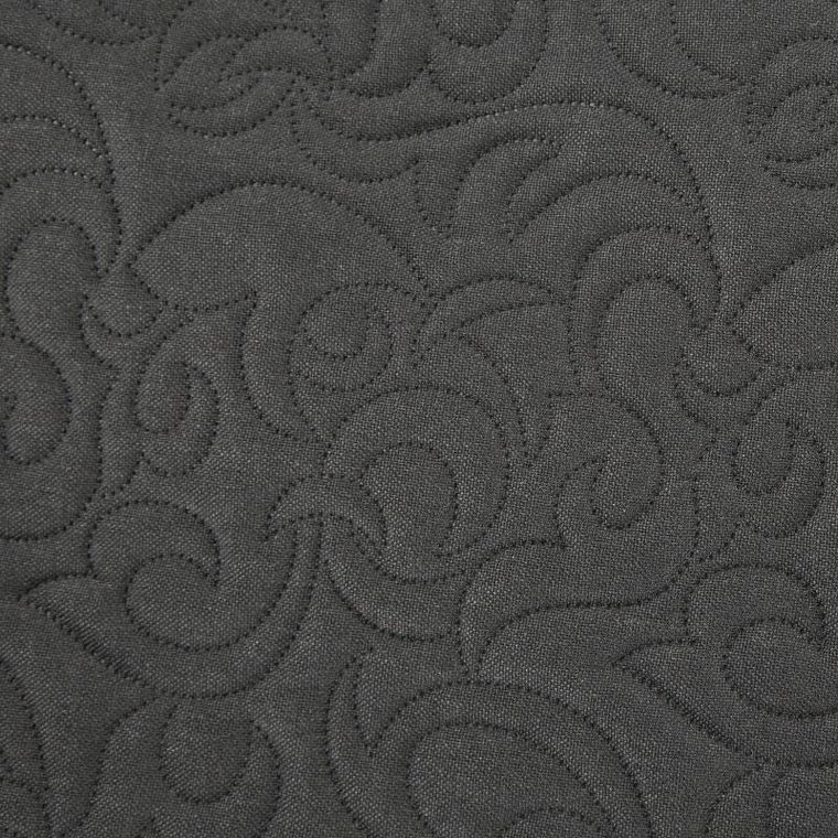 Eurofirany, narzuta len, 170-210 cm, popielaty