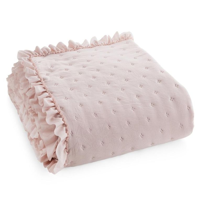 Eurofirany, narzuta, Libi, 220-240 cm, pudrowy