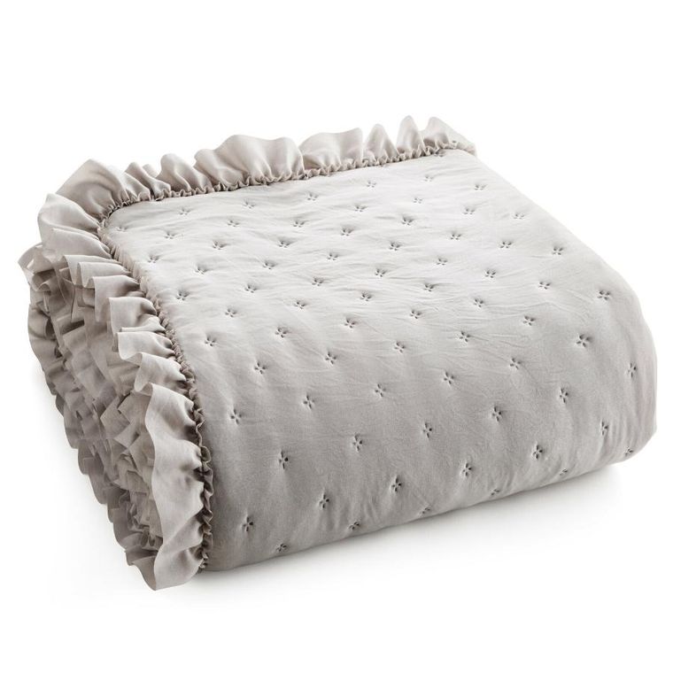 Eurofirany, narzuta, Libi, 220-240 cm, szarobeżowy