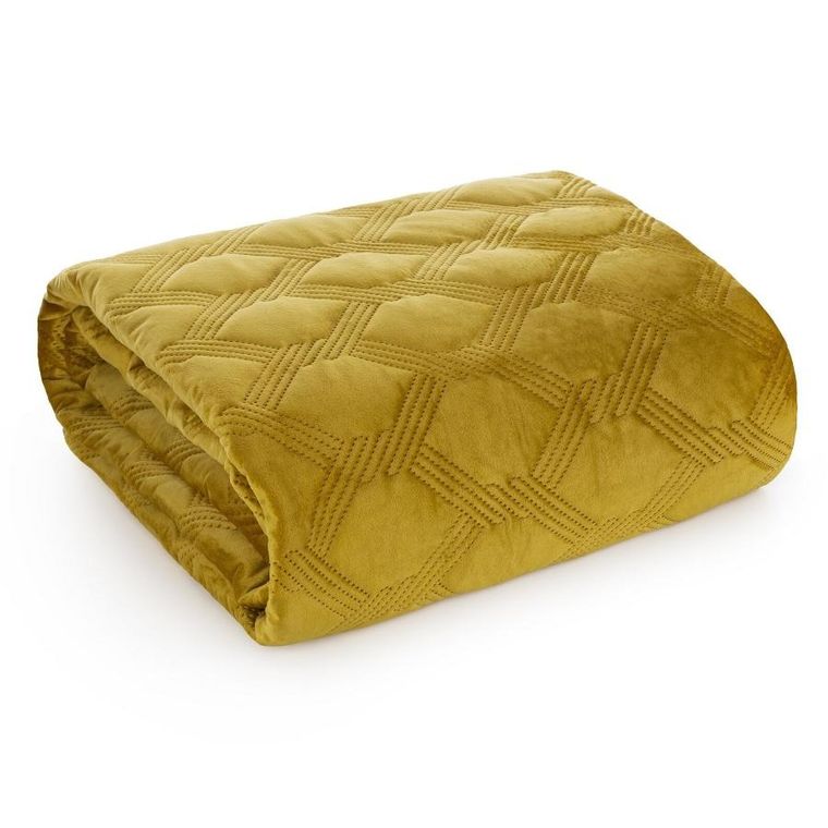 Eurofirany, narzuta Sofia, 170-210 cm, miodowy