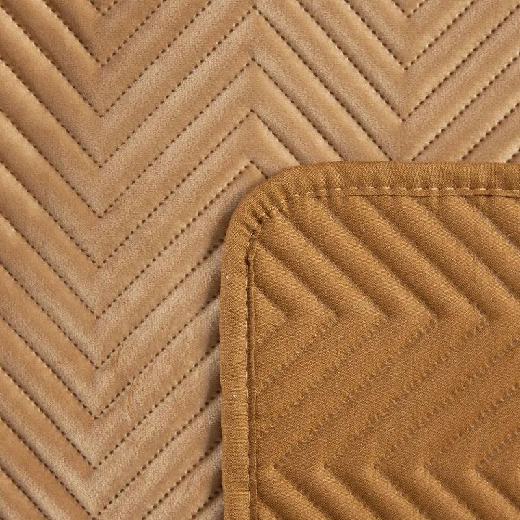 Eurofirany, narzuta Sofia, 220-240 cm, miodowy