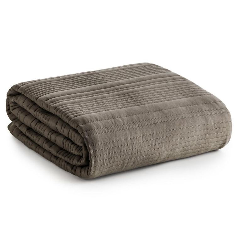 Eurofirany, narzuta, Tara, 220-240 cm, brązowy