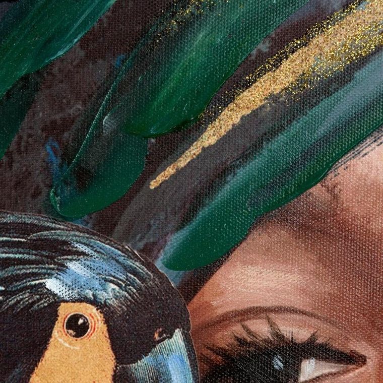 Eurofirany, obraz, 60-80 cm, ciemnoturkusowy