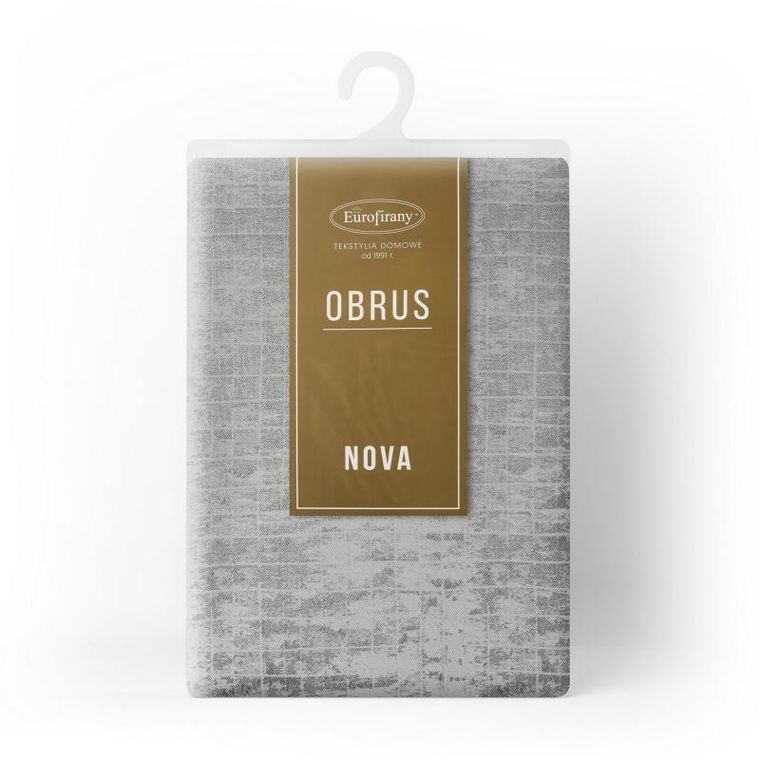 Eurofirany, obrus, Alina, 140-260 cm, srebrny