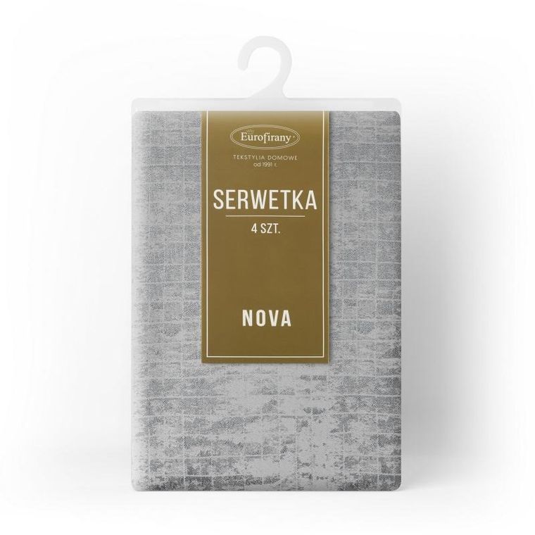 Eurofirany, obrus, Alina, 30-40 cm, srebrny