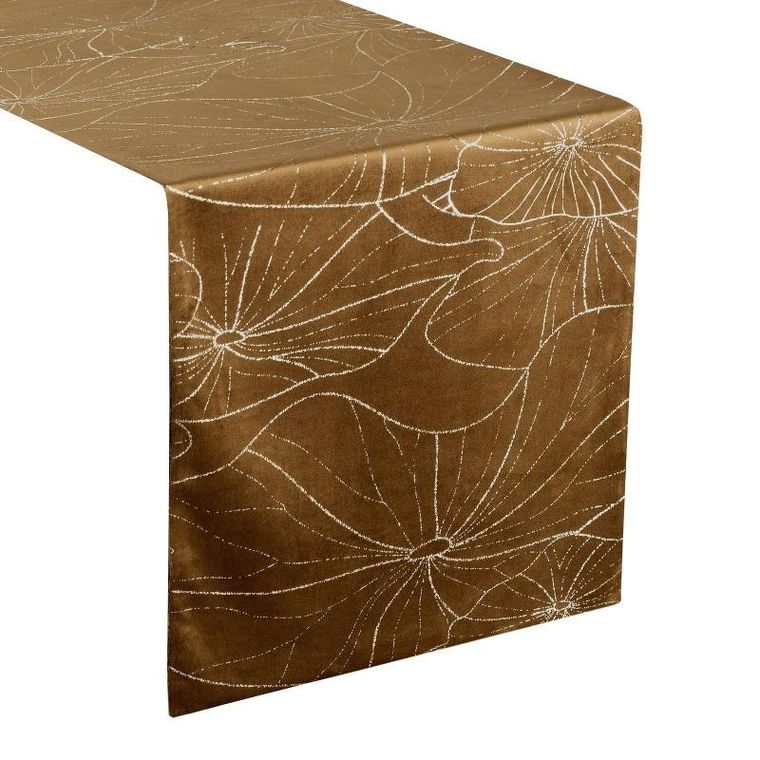 Eurofirany, obrus Blink, 18, 35-220 cm, brązowy