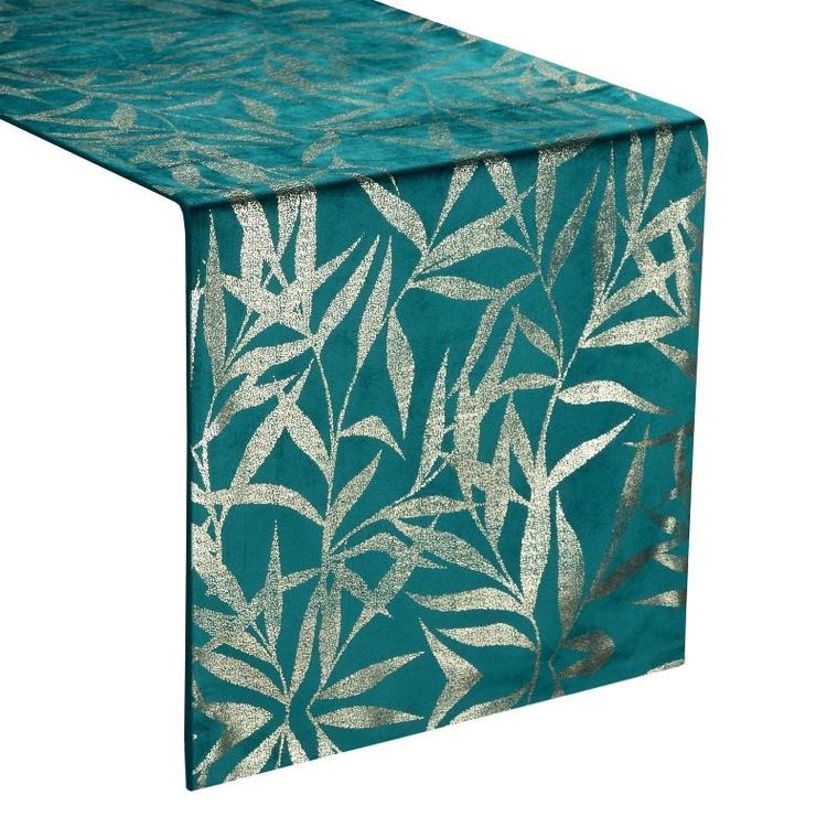 Eurofirany, obrus Blink, 35-140 cm, ciemnoturkusowy