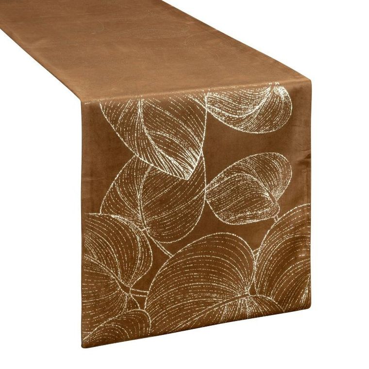 Eurofirany, obrus Blink, 35-180 cm, brązowy