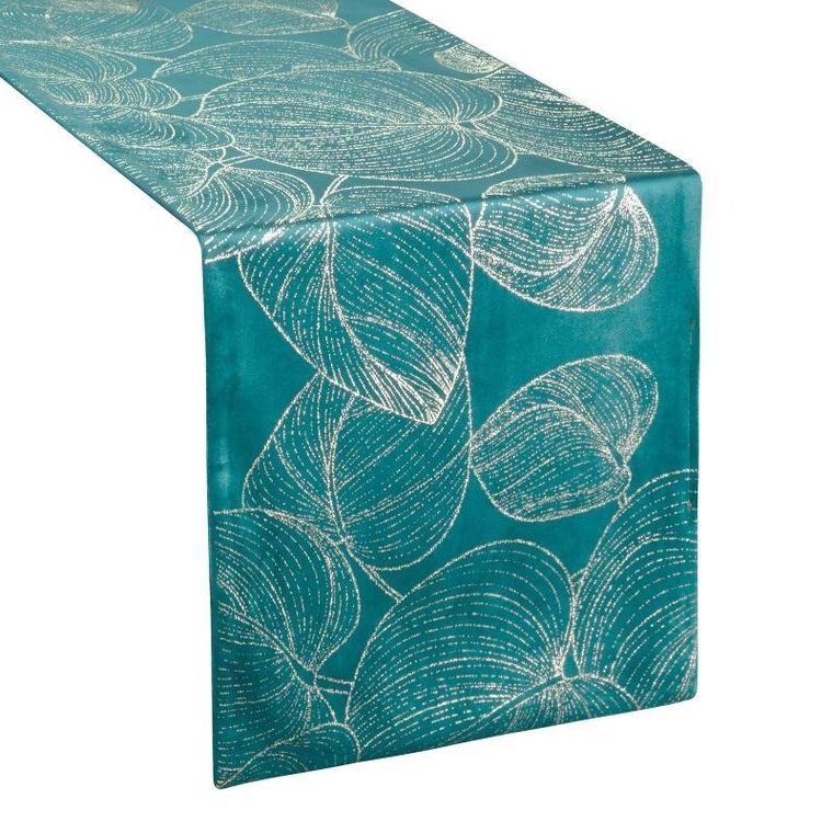 Eurofirany, obrus Blink, 35-220 cm, ciemnoturkusowy