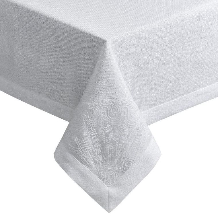 Eurofirany, obrus Elen, 140-180 cm, biały