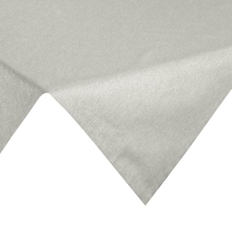 Eurofirany, obrus flash, 85-85 cm, naturalny