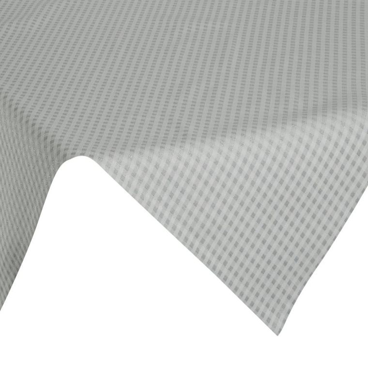 Eurofirany, obrus flash, 85-85 cm, popielaty