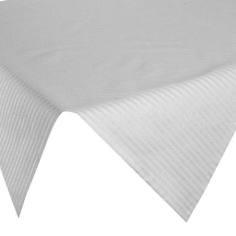 Eurofirany, obrus flash, 85-85 cm, srebrny