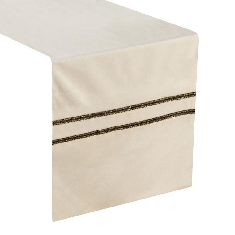 Eurofirany, obrus Glen, 35-140 cm, kremowy