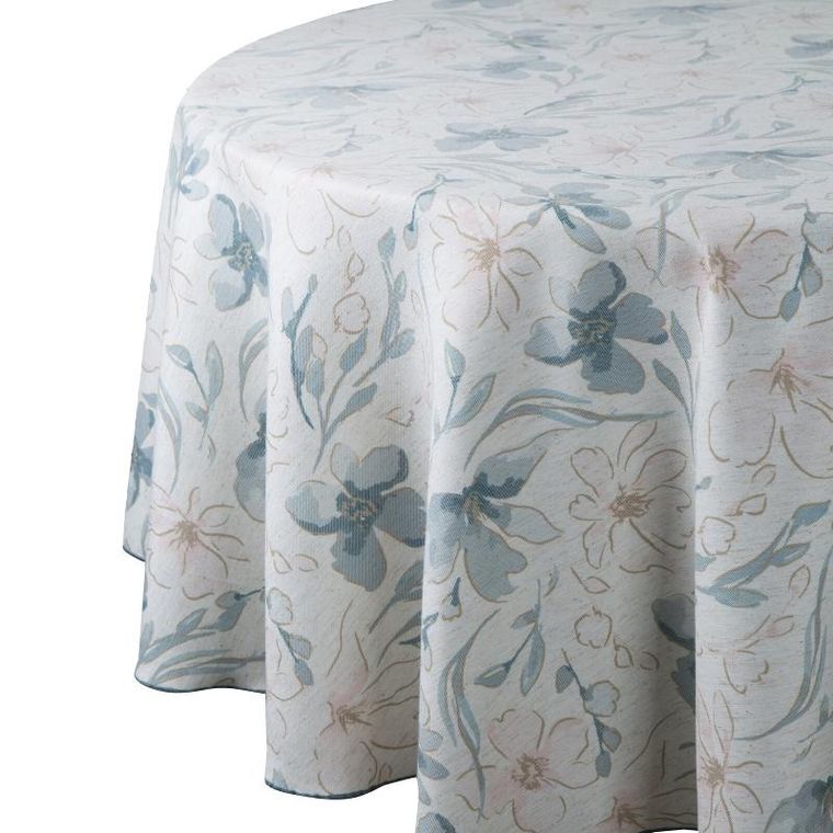 Eurofirany, obrus Ines, o 150 cm, beżowy